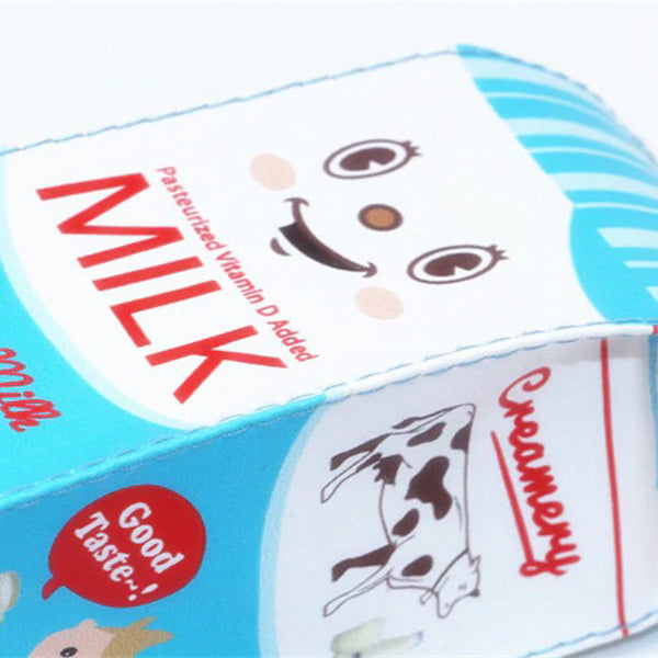 Kawaii Milk Box Zipper Cartoon Pencil Case — A Lot Mall