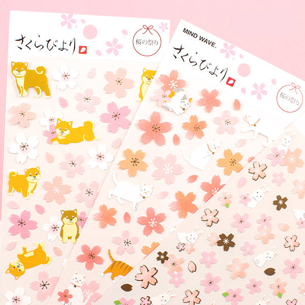 Adesivi Adesivi 100 Fogli Cute Cartoon Animals Sakura Journal