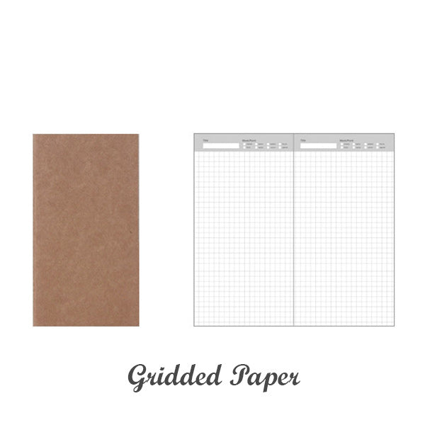 Kraft Paper Travel Planner Notebook — A Lot Mall