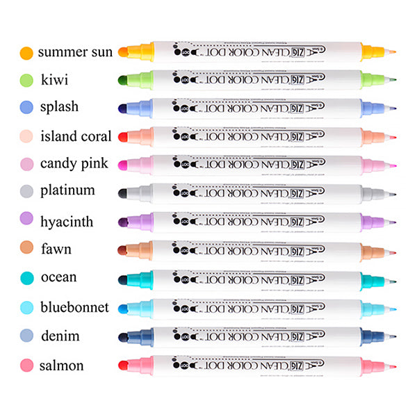 Kuretake Zig Clean Color Dot Marker Sets