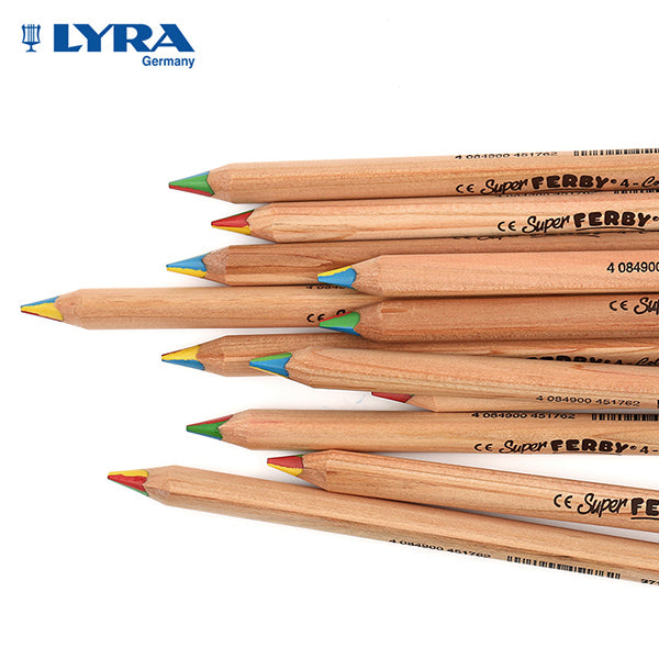 LYRA Super FERBY 4 Color Triangular Pencil — A Lot Mall