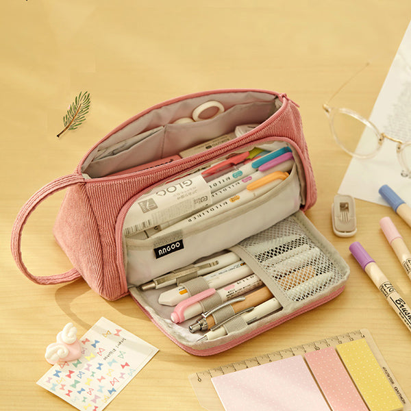 Big Capacity Pencil Case, Extra Large Pencil Pouch, Easy to Carry Pencil Bag