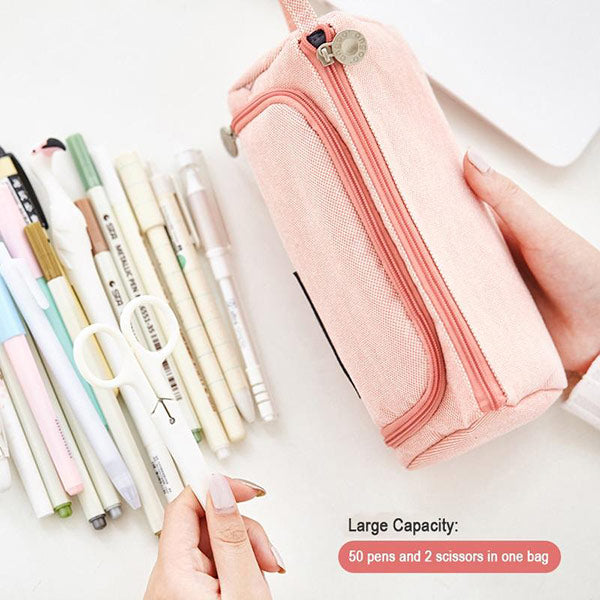 Large Capacity 96 / 192 Slots Multi-Layers Zipper Pen Organizer Bag fo — A  Lot Mall