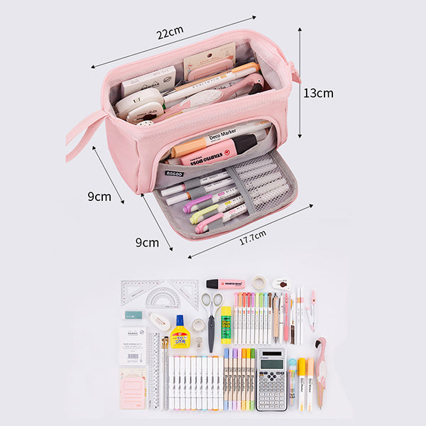 Wide Opening Bright Pencil Case – The Pencil Case Place