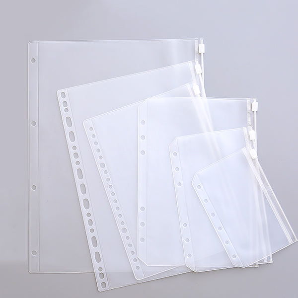 Transparent A4 / A5 / A6 Ring Binder Folder