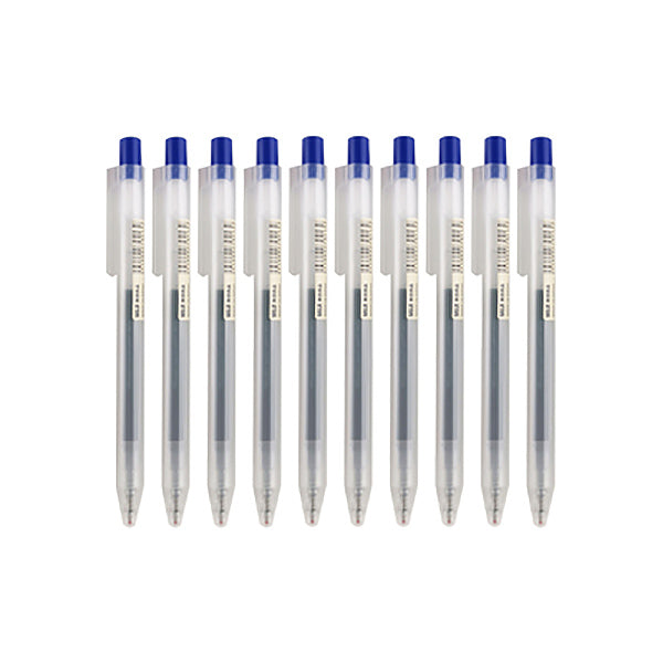 MUJI Gel Ink Ballpoint Pen - Cap Type Set 0.38mm (10 Colours) – MUJI  Australia