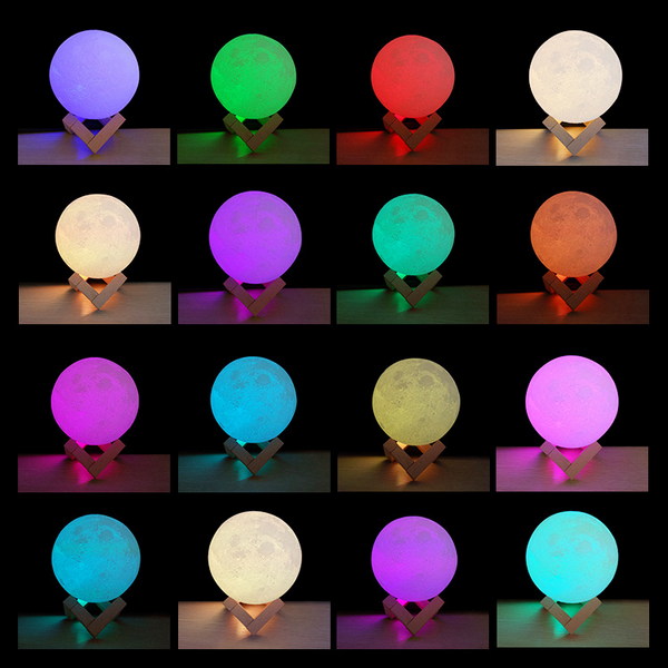 Moon lamp Colorchanging with Remote Control