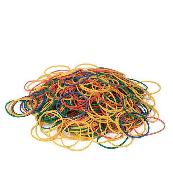 Multicolor Rubber Bands Pack 1.3lb / 0.65lb, 4cm — A Lot Mall