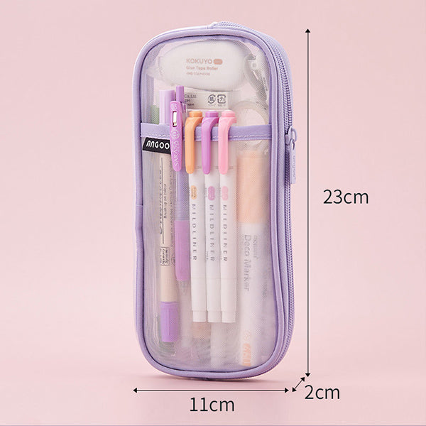Wholesale Customised Big Capacity Durable Mesh School Pencil Case - China  Pencil Cases, School Pencil Case