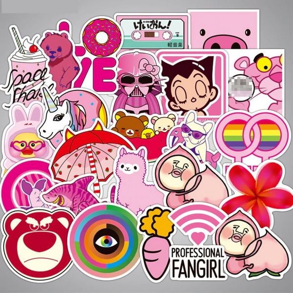 Classic Girl stickers T081 | Kawaii Stickers Set | Adorable Cartoon  Stickers for Journaling