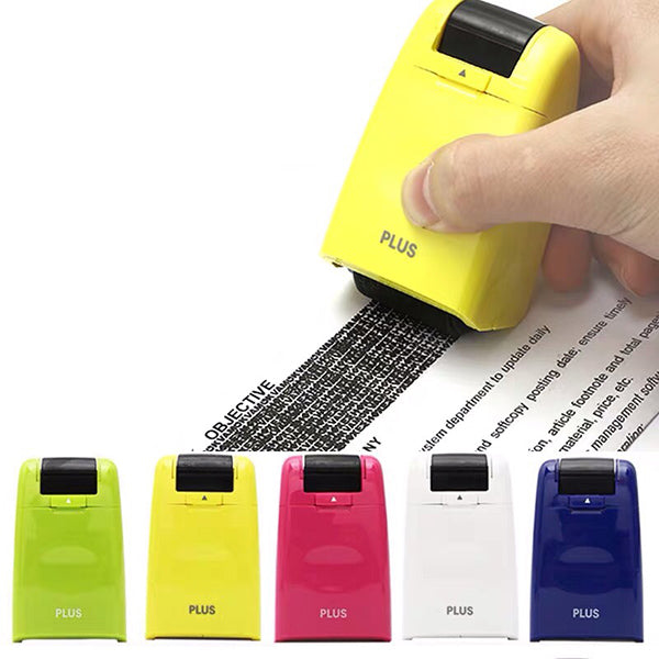Plus Personal Information Protection Stamp Roller Keshipon Box Opener (pale Pink)