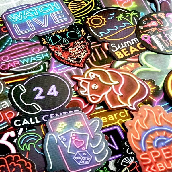 Retro Style Stickers