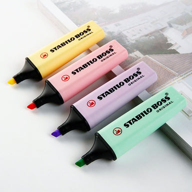Stabilo Boss Pastel Highlighter 6-pack - Kawaii Pen Shop - Cutsy World