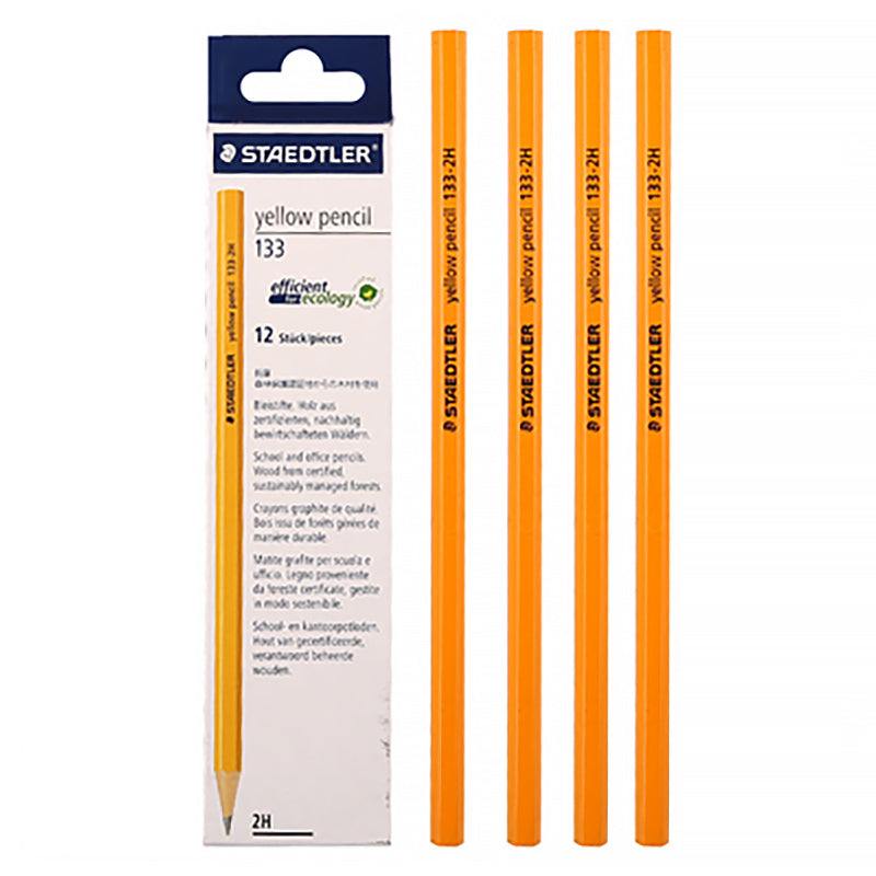 Staedtler Yellow Graphite Pencils Essentials HB #2 - 8 Pack