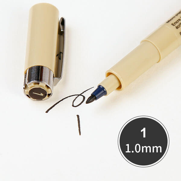Sakura Pigma Micron Graphic Pen 3.0mm Chisel Tip - Black 