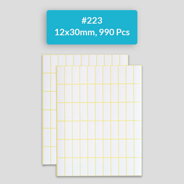 250 Labels Self-Adhesive Hole Punch Protector Loose-Leaf Paper