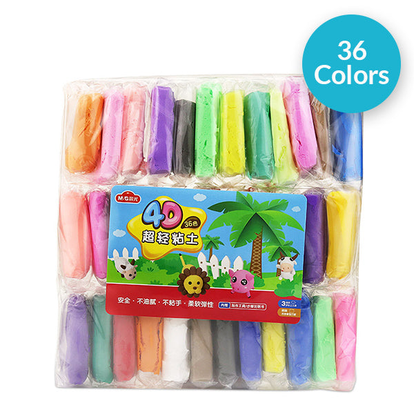 24 Color Modeling Clay Air Dry Super Light Clay