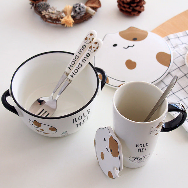 Soup Bowl With Spoon – THE MUG FACTORY