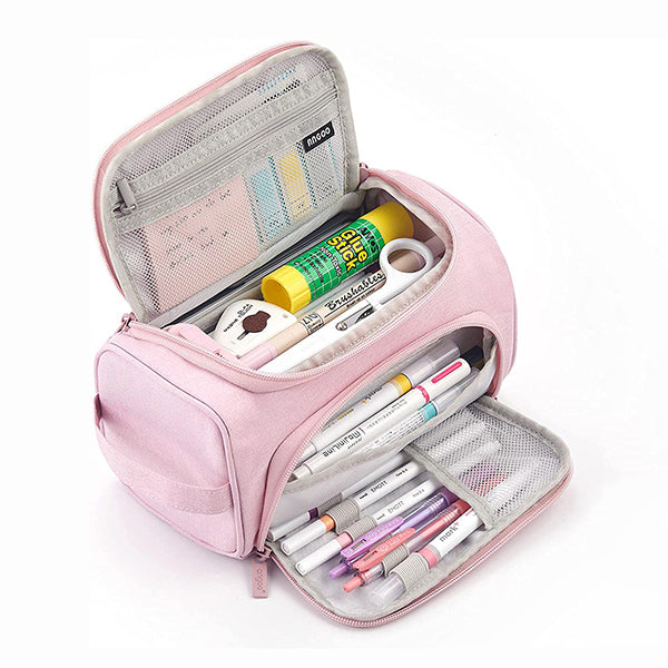 Pencil Bag Stationery Supply Aesthetic Transparent Pen Girl Zipper Pouch  School | eBay