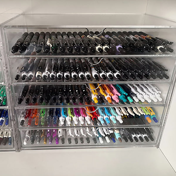 Translucent Pencil Stationery Holder Desk Organizer — A Lot Mall