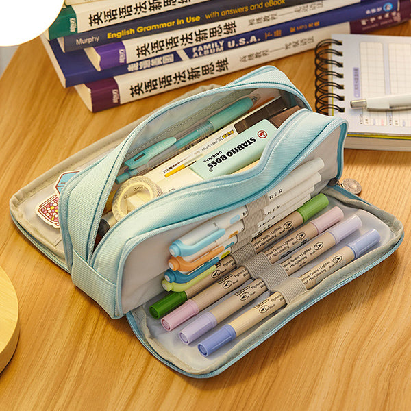 Extra Large Pencil Case Pen Case Cute Travel Case Marker Case Triple Layer  Case, Fits 92 or 192 Pens in 2023