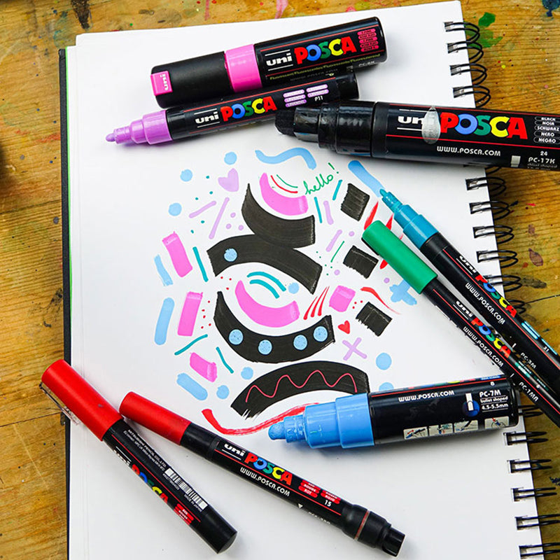 POSCA 8-Pack 1mr Multi Paint Pen/Marker in the Writing Utensils department  at