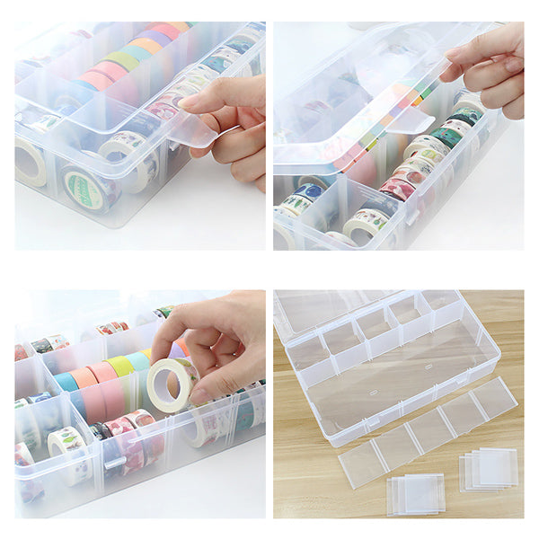 Stationery Case Desktop Washi Tape Storage Box Makeup