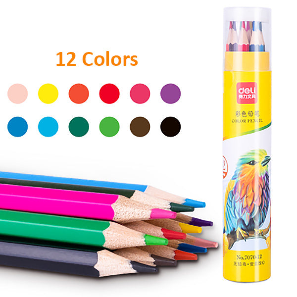 Cheap Colorful Amazing 12/18/24/36 Colors Natural Wood Pencil Crayons  Professional Drawing Pencils for School Office Supplies Sketch Artist  Painting