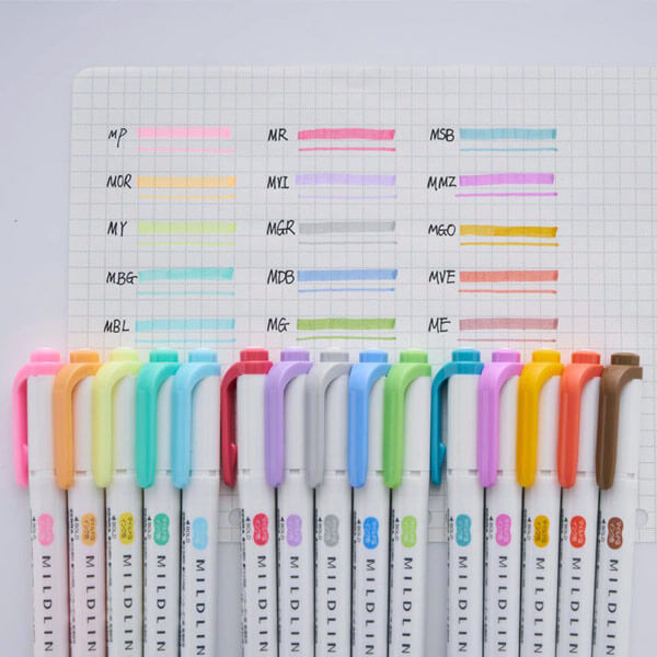 6 Pieces Pack of Kawaii Pastel Highlighters Water-based Cute Highlighters Aesthetic  Highlighters Bible Highlighters Student Supplies 