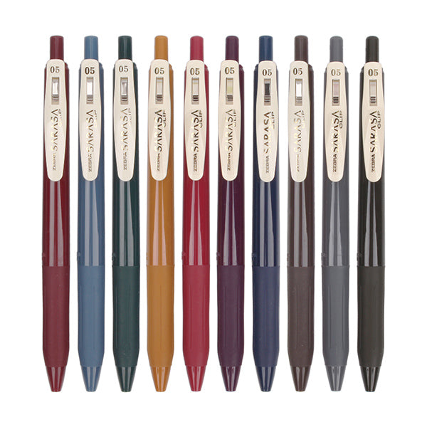 zebra sarasa clip gel pen 0.5 mm (vintage colors) — Weaver House